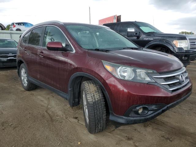 5J6RM4H78DL079209 - 2013 HONDA CR-V EXL მუქწითელი ფოტო 4