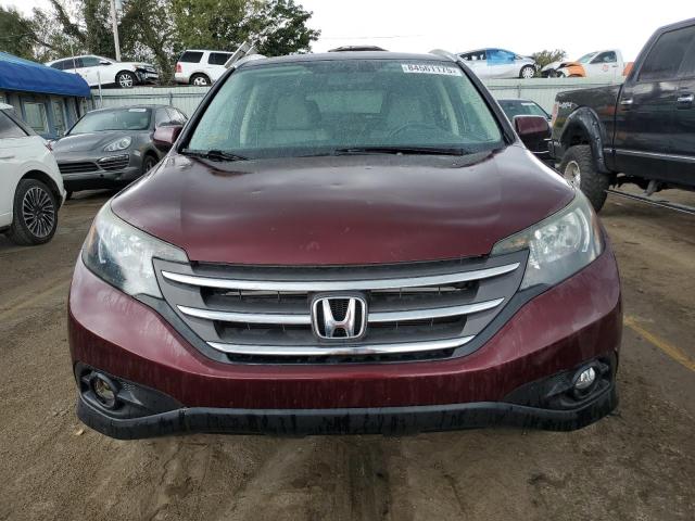 5J6RM4H78DL079209 - 2013 HONDA CR-V EXL მუქწითელი ფოტო 5
