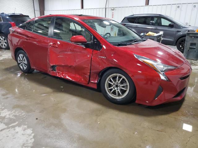 JTDKARFUXH3531639 - 2017 TOYOTA PRIUS წითელი ფოტო 4