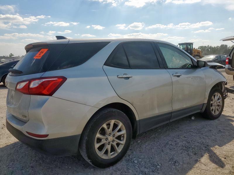 2GNAXSEV2K6266640 - 2019 CHEVROLET EQUINOX LS SILVER photo 3