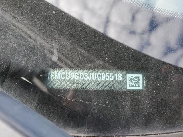1FMCU9GD3JUC95518 - 2018 FORD ESCAPE SE Schwarz Foto 14