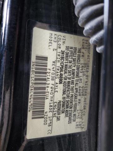 3N1BC1CP0AL466906 - 2010 NISSAN VERSA S Қара фото 12