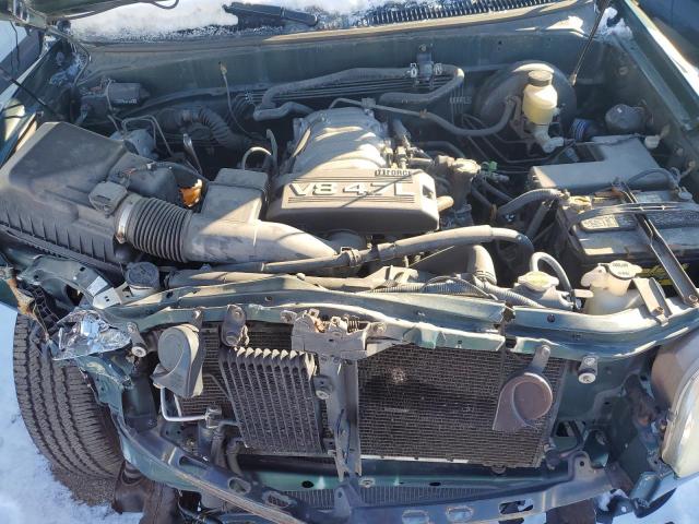 5TBBT44154S446540 - 2004 TOYOTA TUNDRA ACCESS CAB SR5 GREEN photo 11