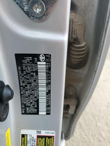 5YFBURHE4FP289495 - 2015 TOYOTA COROLLA L ვერცხლისფერი ფოტო 12