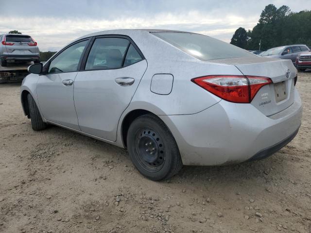 5YFBURHE4FP289495 - 2015 TOYOTA COROLLA L ვერცხლისფერი ფოტო 2