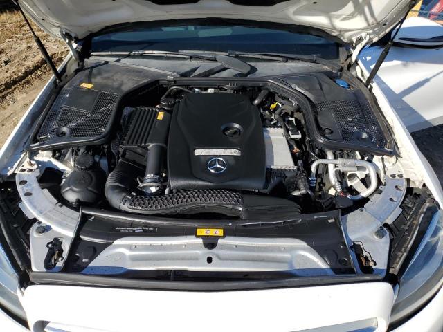 55SWF4KB2GU108581 - 2016 MERCEDES-BENZ C 300 4MATIC WHITE photo 11