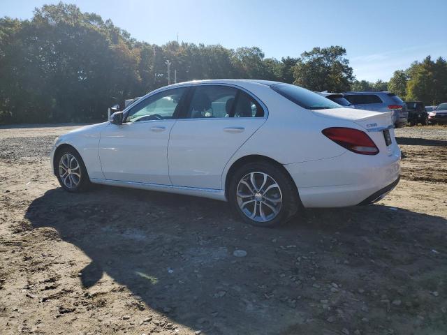 55SWF4KB2GU108581 - 2016 MERCEDES-BENZ C 300 4MATIC WHITE photo 2
