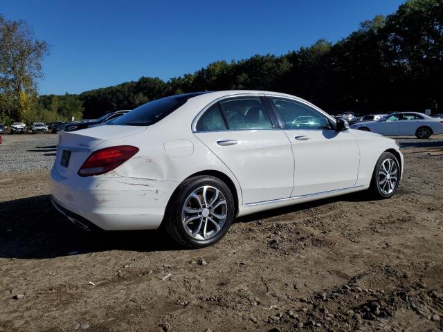 55SWF4KB2GU108581 - 2016 MERCEDES-BENZ C 300 4MATIC WHITE photo 3