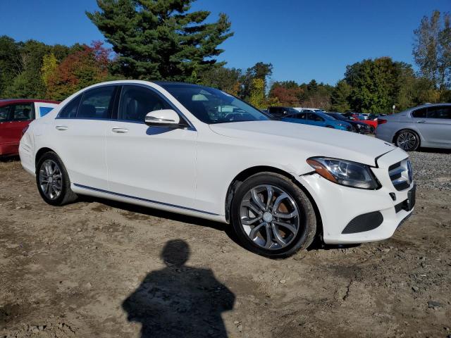 55SWF4KB2GU108581 - 2016 MERCEDES-BENZ C 300 4MATIC WHITE photo 4