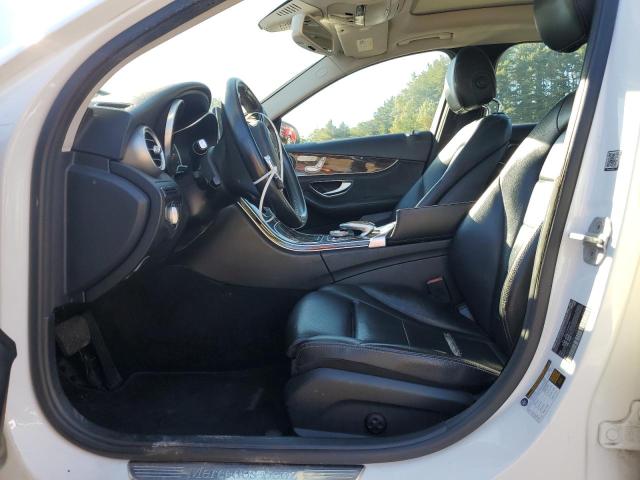 55SWF4KB2GU108581 - 2016 MERCEDES-BENZ C 300 4MATIC WHITE photo 7