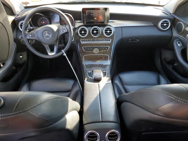 55SWF4KB2GU108581 - 2016 MERCEDES-BENZ C 300 4MATIC WHITE photo 8