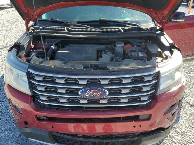 1FM5K8D82GGB50798 - 2016 FORD EXPLORER XLT Qırmızı foto 12