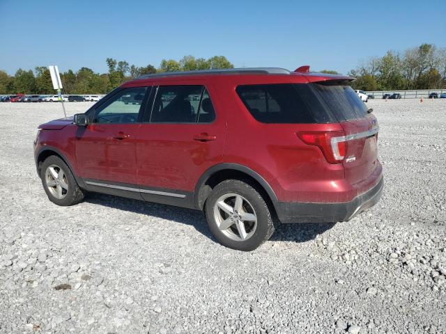 1FM5K8D82GGB50798 - 2016 FORD EXPLORER XLT Qırmızı foto 2