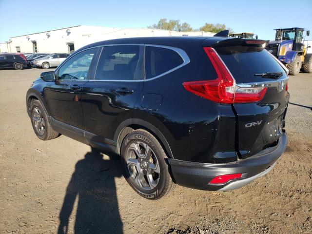 2HKRW2H55KH617207 - 2019 HONDA CR-V EX Чорний фото 2
