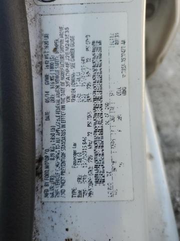 3FADP4EJ2EM243535 - 2014 FORD FIESTA SE WHITE photo 12