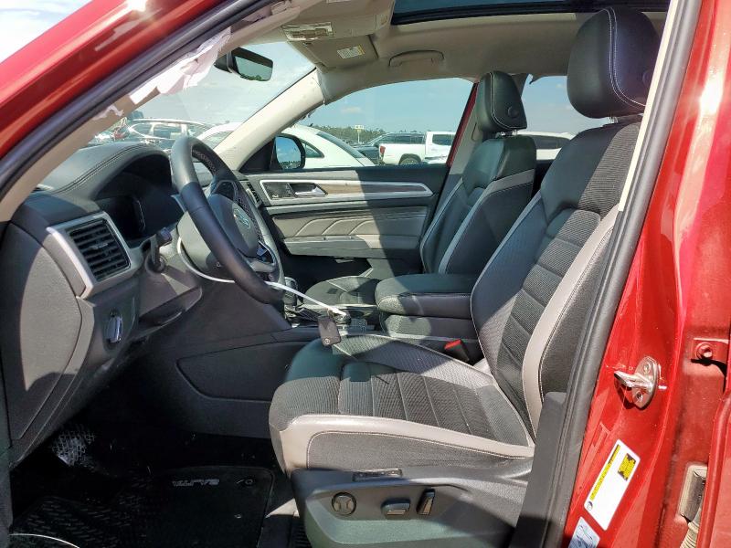 1V2TR2CA3MC575294 - 2021 VOLKSWAGEN ATLAS SEL PREMIUM Rouge photo 7