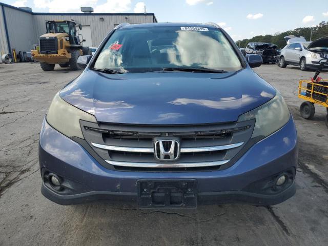 2HKRM4H75DH624907 - 2013 HONDA CR-V EXL BLUE photo 5