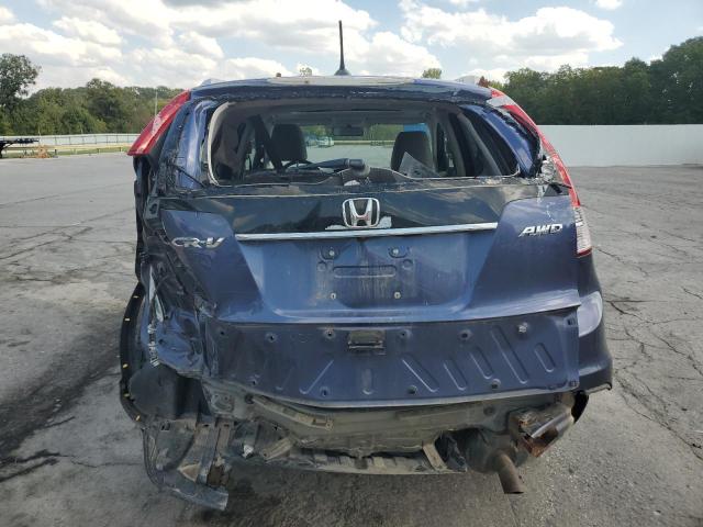 2HKRM4H75DH624907 - 2013 HONDA CR-V EXL BLUE photo 6