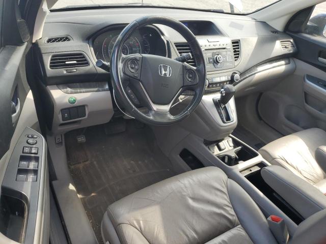 2HKRM4H75DH624907 - 2013 HONDA CR-V EXL BLUE photo 8