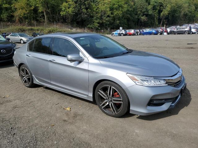 1HGCR3F96GA012556 - 2016 HONDA ACCORD TOURING SILVER photo 4