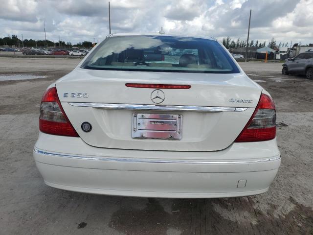 WDBUF87X39B370666 - 2009 MERCEDES-BENZ E 350 4MATIC WHITE photo 6
