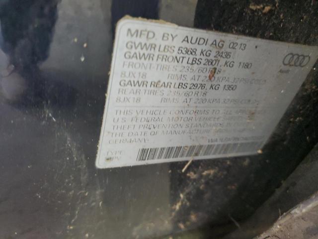 WA1LFAFPXDA072629 - 2013 AUDI Q5 PREMIUM PLUS Көк фото 13