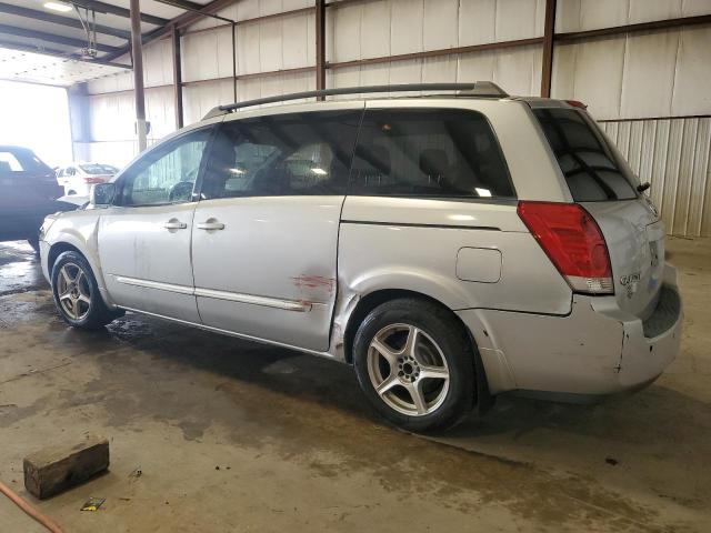 5N1BV28U25N133717 - 2005 NISSAN QUEST S SILVER photo 2