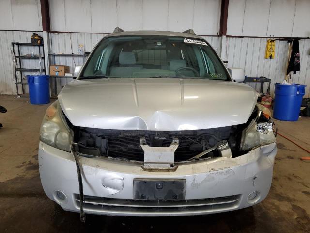 5N1BV28U25N133717 - 2005 NISSAN QUEST S SILVER photo 5