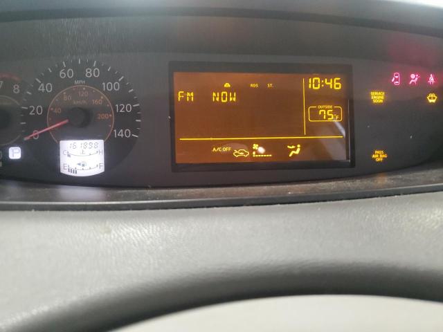 5N1BV28U25N133717 - 2005 NISSAN QUEST S SILVER photo 9