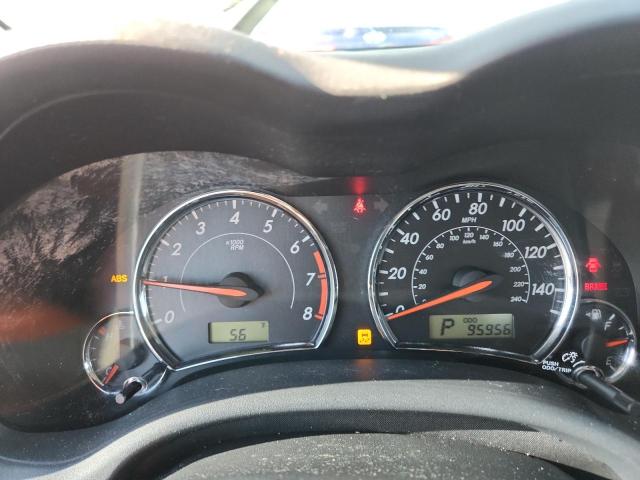 5YFBU4EEXCP013504 - 2012 TOYOTA COROLLA BASE Արծաթագույն լուսանկար 9