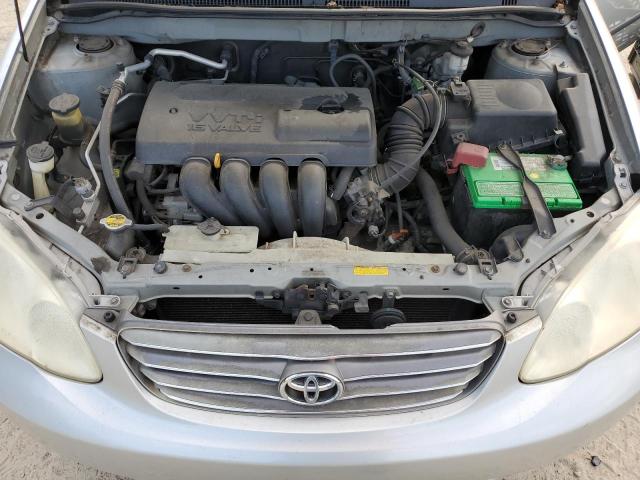 2T1BR32E04C175711 - 2004 TOYOTA COROLLA CE SILVER photo 11
