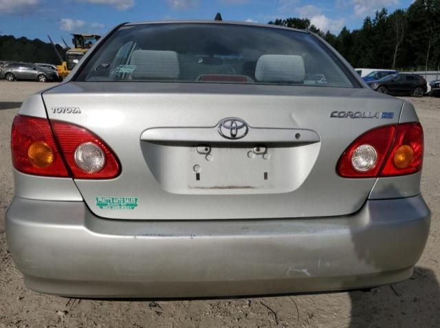 2T1BR32E04C175711 - 2004 TOYOTA COROLLA CE SILVER photo 6