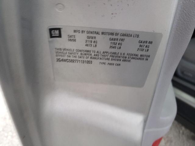 2G4WC582771131053 - 2007 BUICK LACROSSE CX Gümüş foto 12