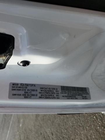 ZFBHRFAB6M6T82536 - 2021 DODGE PROMASTER WHITE photo 14