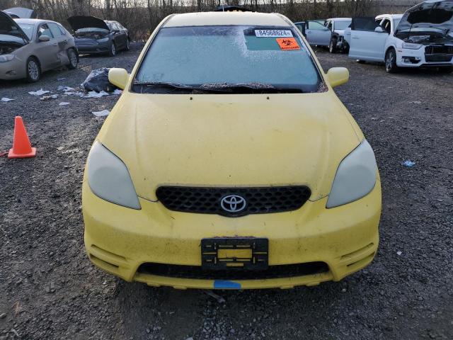 2T1KR32E54C290983 - 2004 TOYOTA COROLLA MA XR YELLOW photo 5