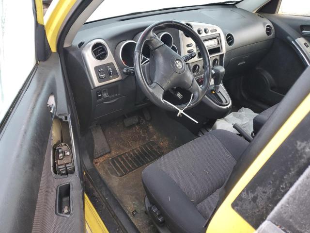 2T1KR32E54C290983 - 2004 TOYOTA COROLLA MA XR YELLOW photo 8