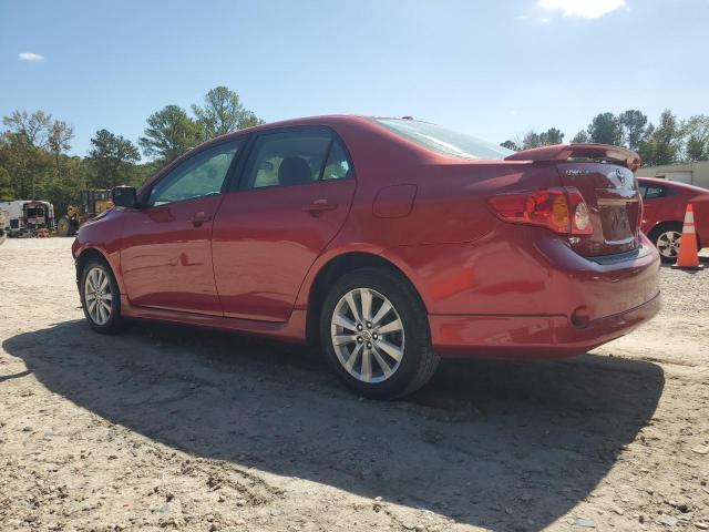1NXBU4EE7AZ301220 - 2010 TOYOTA COROLLA BASE წითელი ფოტო 2