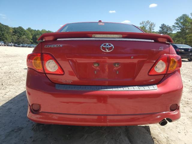 1NXBU4EE7AZ301220 - 2010 TOYOTA COROLLA BASE წითელი ფოტო 6