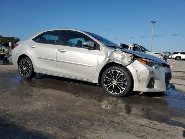 2T1BURHE5FC454566 - 2015 TOYOTA COROLLA L SILVER photo 4