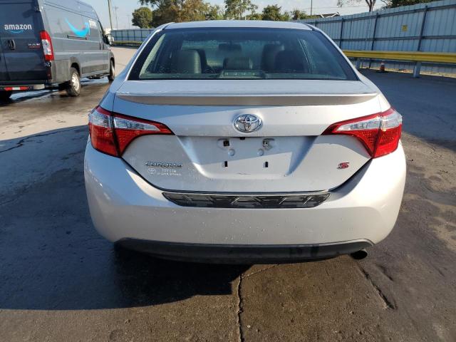 2T1BURHE5FC454566 - 2015 TOYOTA COROLLA L SILVER photo 6