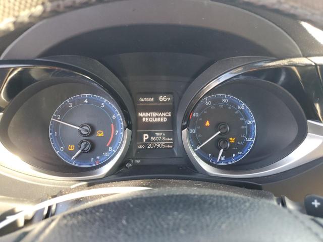 2T1BURHE5FC454566 - 2015 TOYOTA COROLLA L SILVER photo 9