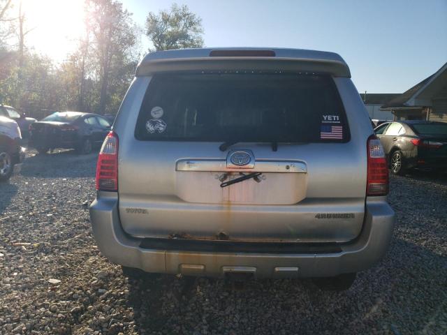 JTEBU14R660096832 - 2006 TOYOTA 4RUNNER SR5 SILVER photo 6