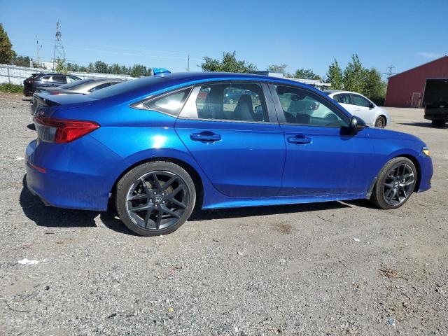 2HGFE1E53RH080135 - 2024 HONDA CIVIC SI BLUE photo 3