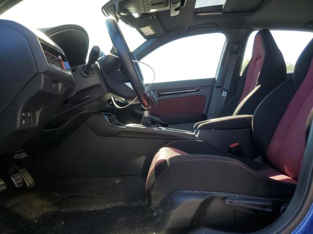 2HGFE1E53RH080135 - 2024 HONDA CIVIC SI BLUE photo 7