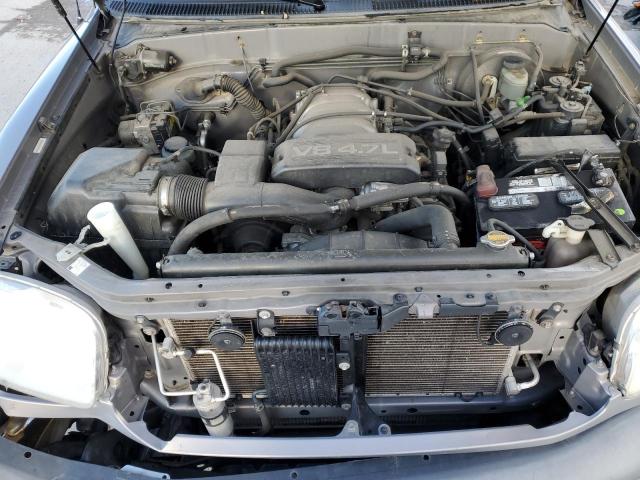 5TBBT4417YS060577 - 2000 TOYOTA TUNDRA ACCESS CAB ვერცხლისფერი ფოტო 11