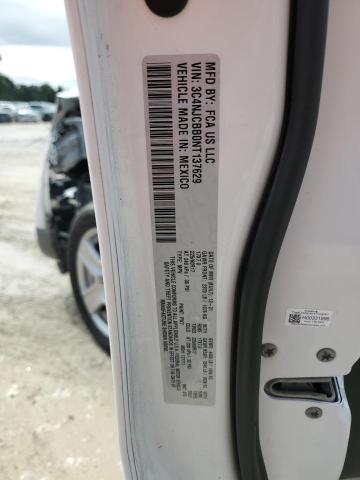 3C4NJCBB0NT137629 - 2022 JEEP COMPASS LATITUDE თეთრი ფოტო 13