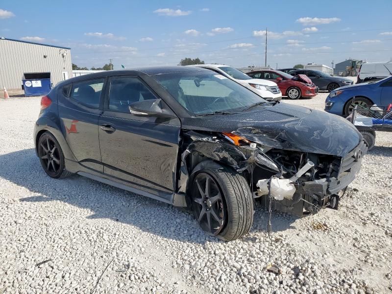 KMHTC6AE6DU115245 - 2013 HYUNDAI VELOSTER TURBO Schwarz Foto 4