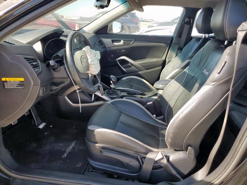 KMHTC6AE6DU115245 - 2013 HYUNDAI VELOSTER TURBO Schwarz Foto 7