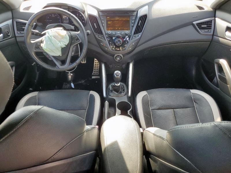 KMHTC6AE6DU115245 - 2013 HYUNDAI VELOSTER TURBO Schwarz Foto 8