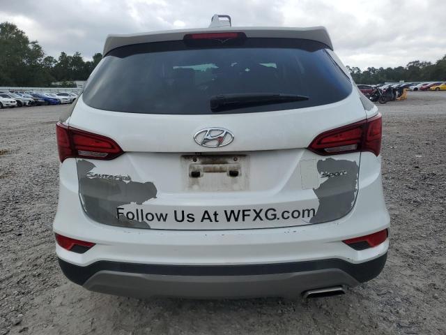 5NMZT3LB4HH037366 - 2017 HYUNDAI SANTA FE S WHITE photo 6